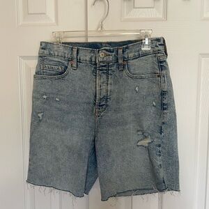 Old navy ski high jean shorts